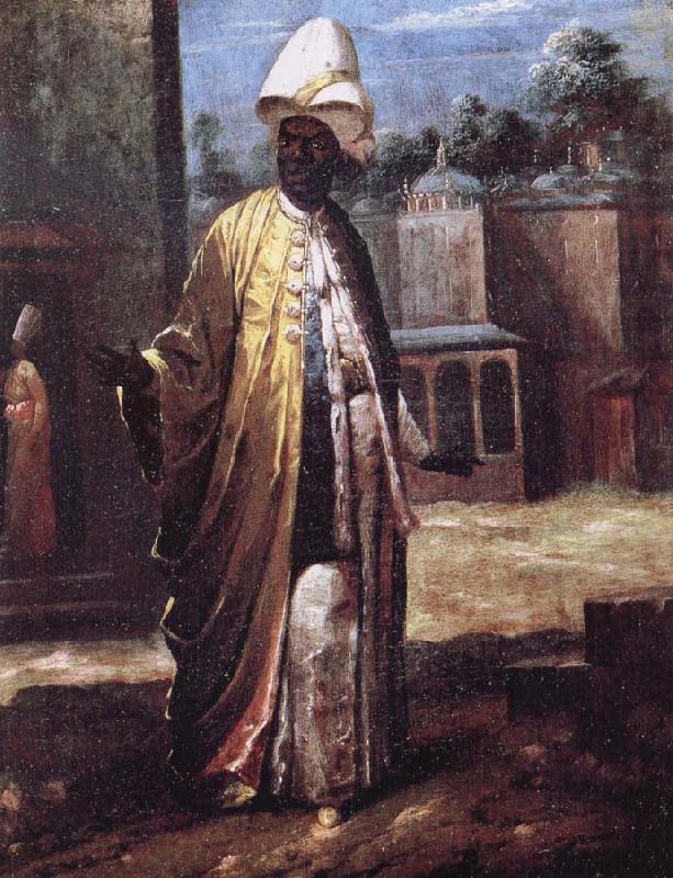 Jean-Baptiste Van Mour Portrait of a Black Dignitary Spain oil painting art
